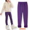 FallWinter Hot-selling Girls' Leggings Fleece-lined Warm Cropped Pants