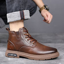 Men's Tooling Big Head Casual Martin Boots Warm