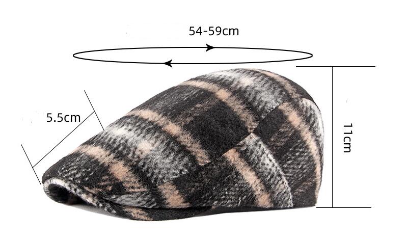 Women's British Retro Woolen Niche Casual Hat