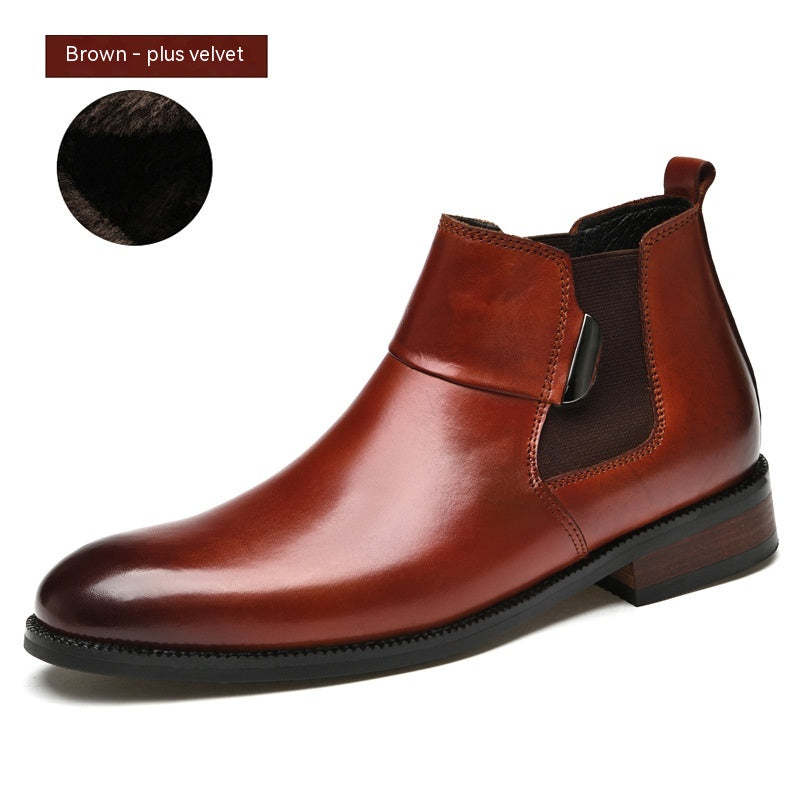 British Style Retro Chelsea Boots Men's Shoes