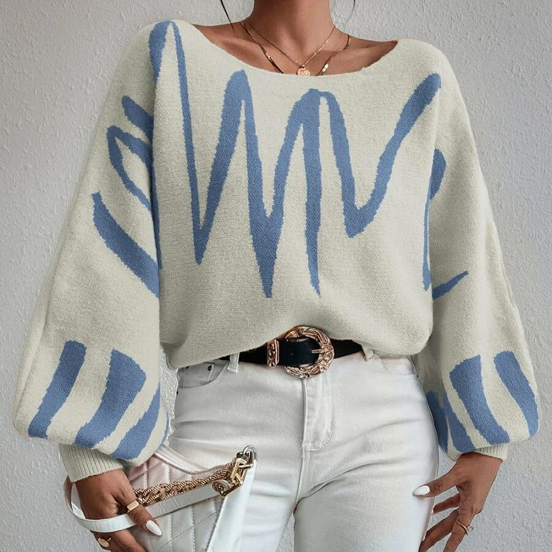 Loose Pullover Knitting Sweater