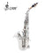 Bb Soprano Saxophone Silver Plated Brass Professional Woodwind Instrument B Flat Sax With Case Musical Instrument Accessories