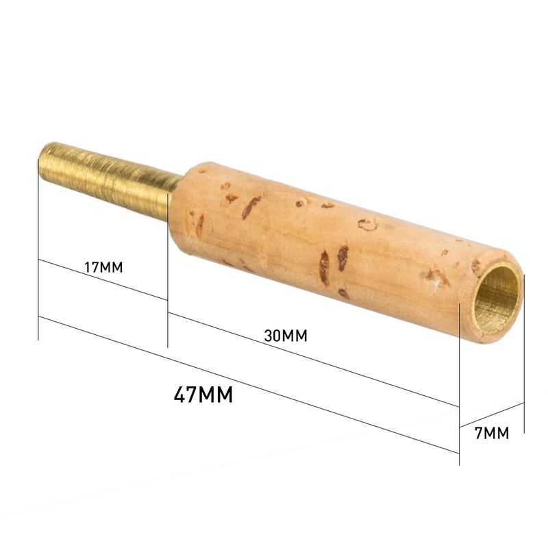 LOMMI 5/10/20/40Pcs Oboe Reeds Staple Tubes Parts Cork Brass Tube Woodwind Instrument Oboe Flute Repair Luthier Accessories