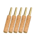 LOMMI 5/10/20/40Pcs Oboe Reeds Staple Tubes Parts Cork Brass Tube Woodwind Instrument Oboe Flute Repair Luthier Accessories