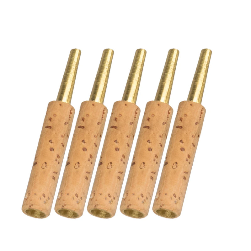 LOMMI 5/10/20/40Pcs Oboe Reeds Staple Tubes Parts Cork Brass Tube Woodwind Instrument Oboe Flute Repair Luthier Accessories