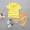 Clothing Boys Polo Shirt Short Sleeve Suit Cross-border, Suit Explosion Two-piece Set