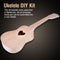 21inch Basswood 4 String Ukelele DIY Kit Instrument Accessory