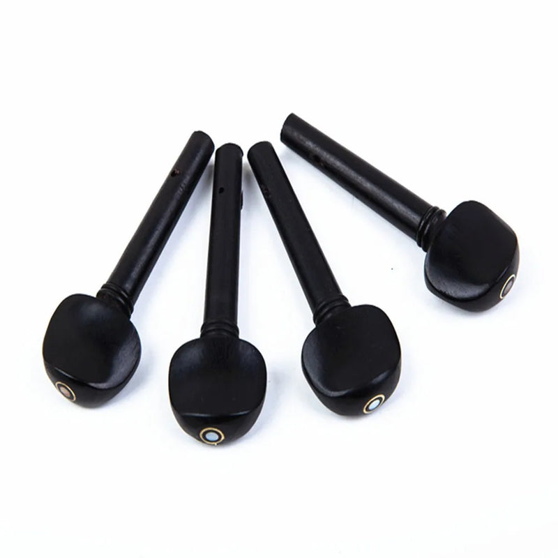 Durable High Quality Violin Pegs 0.74 Oz 2/1 4/1 4/3 8/1 Accessories Black Equipment Full Set Stringed Instrument