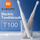 XIAOMI Mijia T100 Sonic Electric Toothbrush Mi Smart Waterproof Tooth Head Brush IPX7 Rechargeable USB for Teeth Brush Whitening