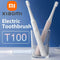 XIAOMI Mijia T100 Sonic Electric Toothbrush Mi Smart Waterproof Tooth Head Brush IPX7 Rechargeable USB for Teeth Brush Whitening