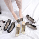 Plus Size Women Boat Shoes Bling Flat Single Shoes Women's Flats Office Ladies Brand Shoes Soft Comfortable A067