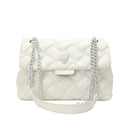 Plaid Embossed Chain Personality Shoulder Bag