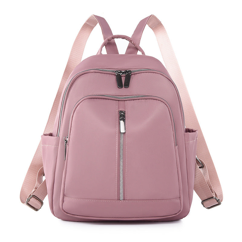 Casual Women's Nylon Backpack Simple Versatile Large Capacity