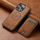 2in1 Magnetic Wallet Phone Case for iPhone 